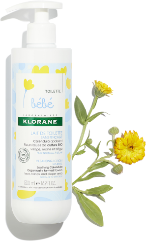 Klorane Bebé Leite de Limpeza Calêndula Bio 500ml