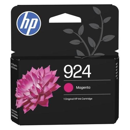 HP Hewlett-Packard 924 Magenta Original Ink Cartridge, 924 Magenta (M) (4K0U4NE#LS3)