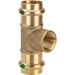 Viega T-Stück mit SC Sanpress 2217.2 in 54mm x Rp1/2 x 54mm Siliziumbronze