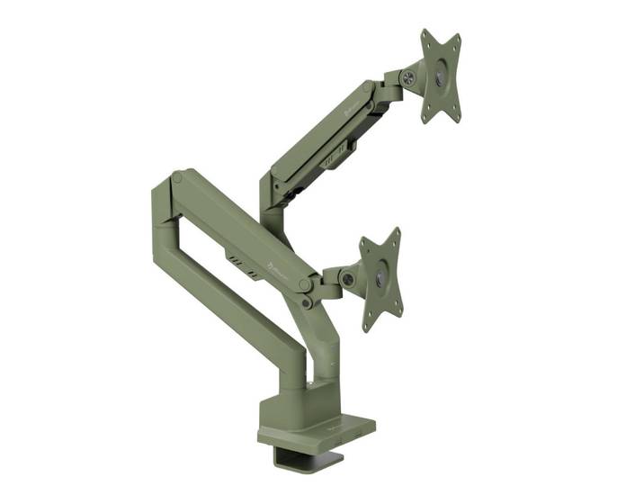 Arozzi Monitorarm Alzare Neo Duo Waldgrün, Metall, 99x50x51 cm, Büromöbel, Schreibtische, Schreibtischzubehör