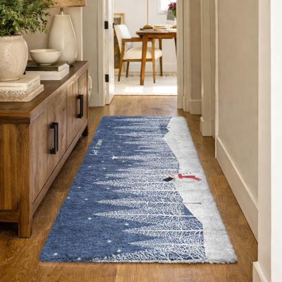 Addison Rugs Premium Washable Super Soft Let It Snowman Dream Shag Rug