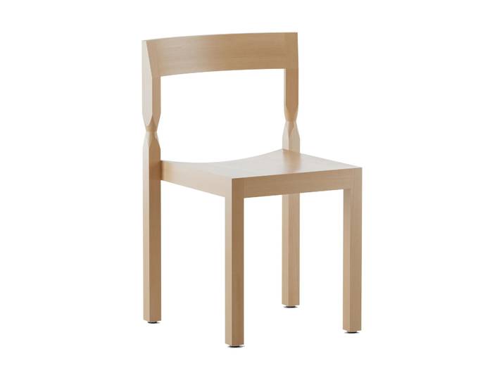Massproductions Chaise Woodwerk Natural beech