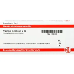 Argentum Metallicum D30 Ampullen 8 ML