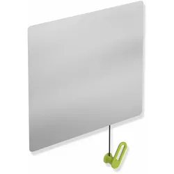 HEWI Kippspiegel Serie 801, Kristallspiegel, Apfelgrün, 599x540mm