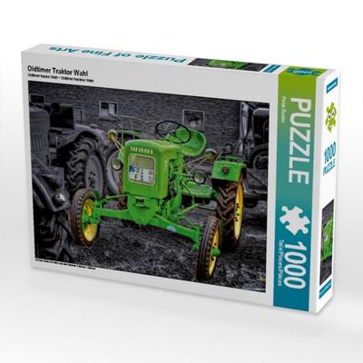 CALVENDO Puzzle Oldtimer Traktor Wahl 1000 Teile Puzzle quer | 1000 Teile Lege-Größe 64 × 48 cm Foto-Puzzle für glückliche Stunden