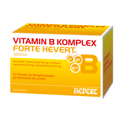 Hevert-Arzneimittel GmbH & Co. KG VITAMIN B KOMPLEX forte Hevert Tabletten 200 St 05003960