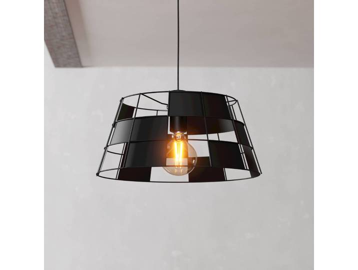 EGLO Hängelampe Pontefract, dimmbar, schwarz, für Wohn- / Esszimmer, Metall, Modern, Pendelleuchte