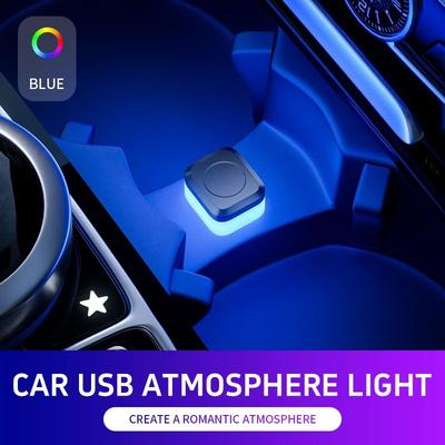 Uplift Treasures Car USB LED Interior Mood Light Plug And Play blue