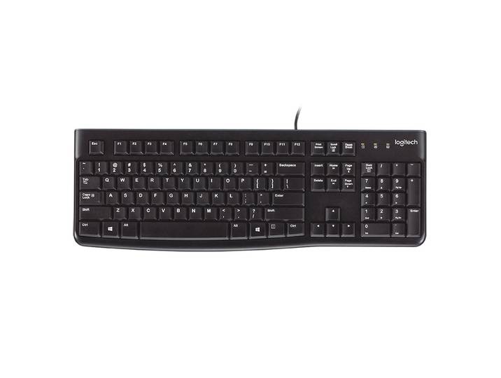 Logitech K120 Toetsenbord QWERTY Toetsenbord Zwart