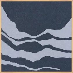 Akustikbild TONEFIELD 1 (BHT 62x62x3 cm) - blau - BHT 62x62x3 cm