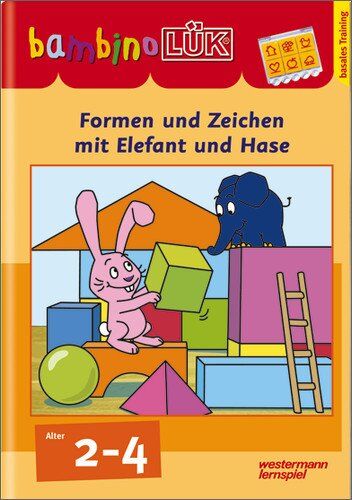 Friedrich Streich - bambinoLÜK-System: bambinoLÜK: Formen und Zeichen mit Elefant und Hase: Basales Training - Preis vom 13.10.2026 11:25:28 h
