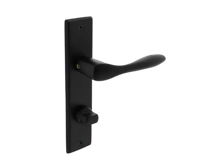 Deurklink Banaan WC-sluiting 63/8 zwart Intersteel - 0023.020165