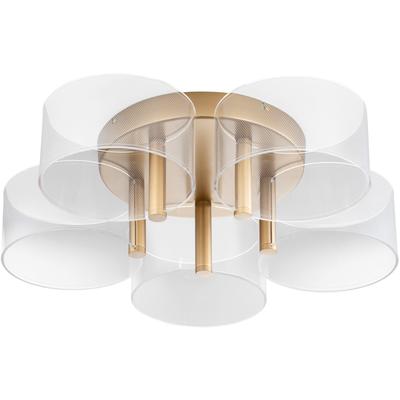 NOVA LUCE LED Deckenleuchte "GATLIN", gold, 5, Ø 20,3cm H: 15,6cm, 1 Stk., Leuchten, LED Deckenleuchte