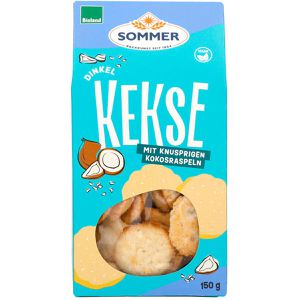 Sommer Kekse Hafer Dinkel Kokos, BIO, laktosefrei & vegan, 150 g