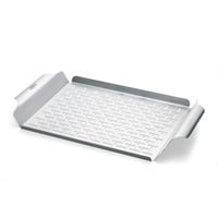 Grillpfanne Deluxe, Grillkorb silber