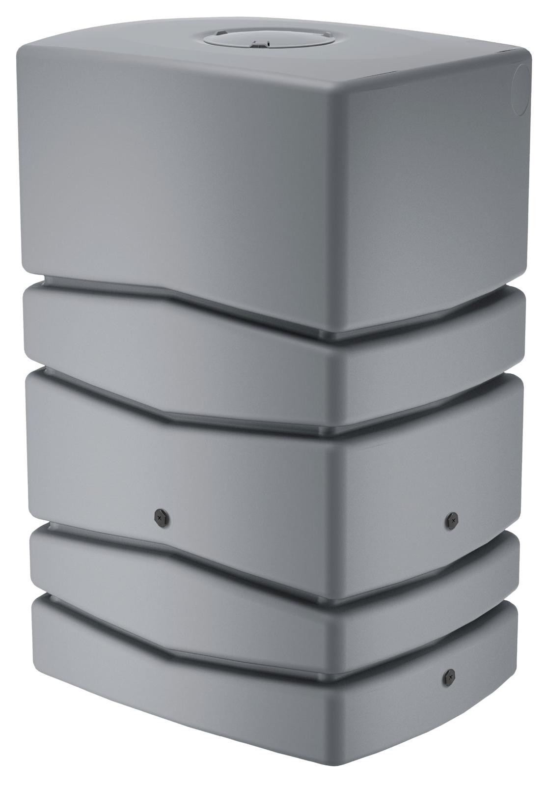 Prosperplast Neptun Regenton, rechthoekig, 450 liter, grijs, inclusief kraan