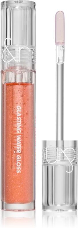 rom&nd Glasting Water Gloss sparkle lip gloss with glitter shade #01 Sanho Crush 4.3 g