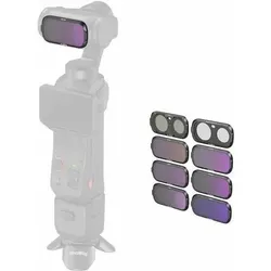 SmallRig Filter-Set für Insta360 Luna Ultra, Action Cam Zubehör, Schwarz