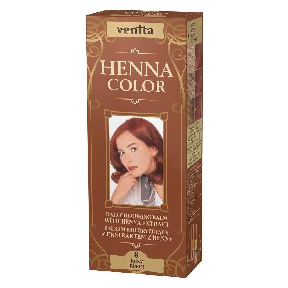 Venita - Henna Color Coloring Lotion From Henna 8 Rubin 75Ml Ecstraktem (8 Rubin) (33081194)