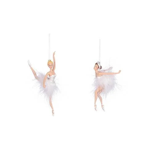 Mica Decorations ornament ballerina set van 2