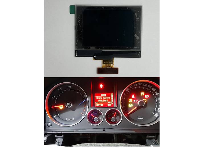 Écran LCD de tableau de bord 1TD920862 92290206, pour Volkswagen Golf 5/Golf 6/Touran/Passat