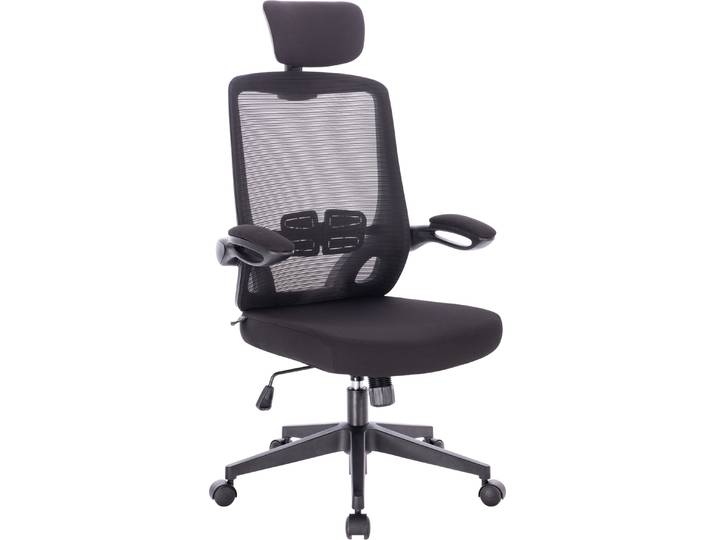 SVITA SAM Chaise de bureau Chaise de bureau ergonomique réglable avec roulettes Noir