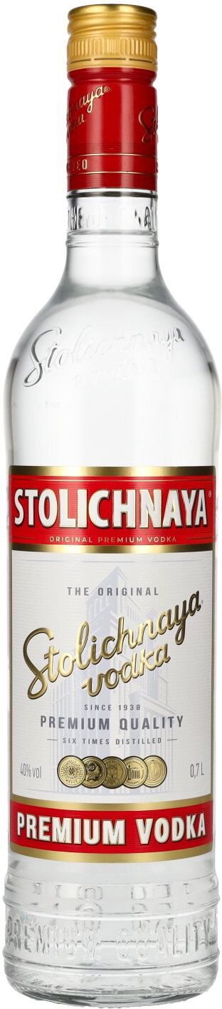 Stolichnaya Vodka Stolichnaya Premium Vodka FKP 40% Vol. 0,7l