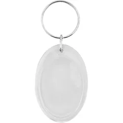 CombiCraft Foto Schlüsselanhänger Oval klein, 40x45mm - 10 Stück