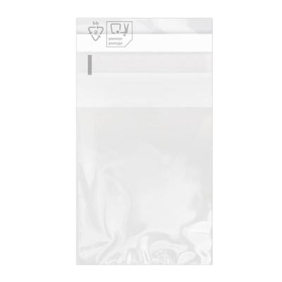 MONOUSO - Flachbeutel BOPP mit Falte Klebstoff 6x8cm G160 (100 Stück)