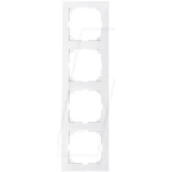 EL MPU 4040-3619 - M-PURE, Rahmen, 4-fach, polarweiß, glänzend