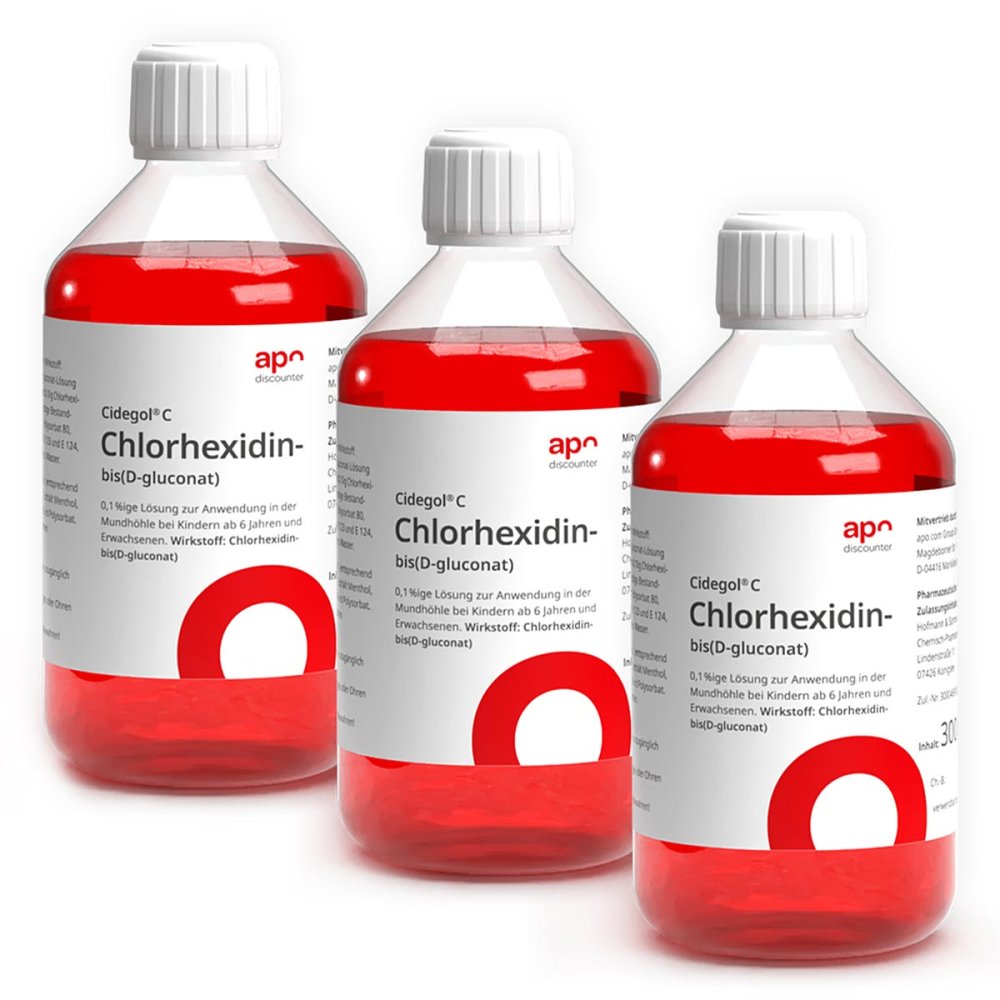 apo.com Group GmbH Chlorhexidin Cidegol C Mundspüllösung von apodiscounter 08102903