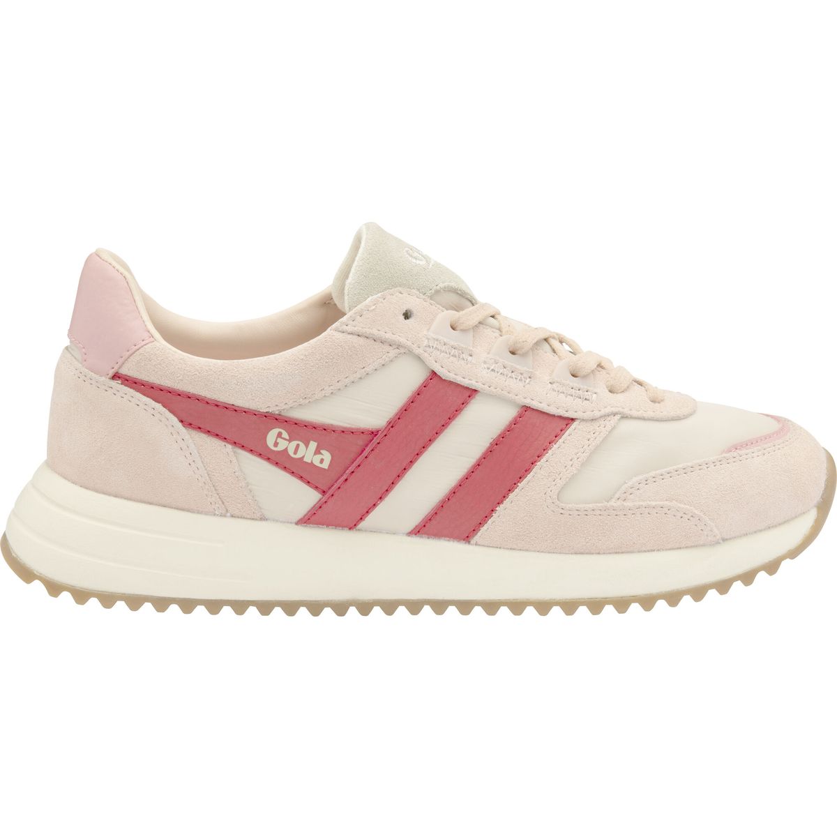 Gola Chicago Sneaker Women wheat/pearl pink/deep red (FK) 3 CLB340-FK-3-wheatpearlpinkdeepred