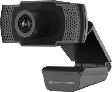 conceptronic Amdis01b Webcam Con Microfono Full Hd Usb 2.0 Clip Colore Nero - Amdis01b