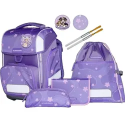 SCHNEIDERS Schulrucksack Set Ergolite 9tlg. Flowery