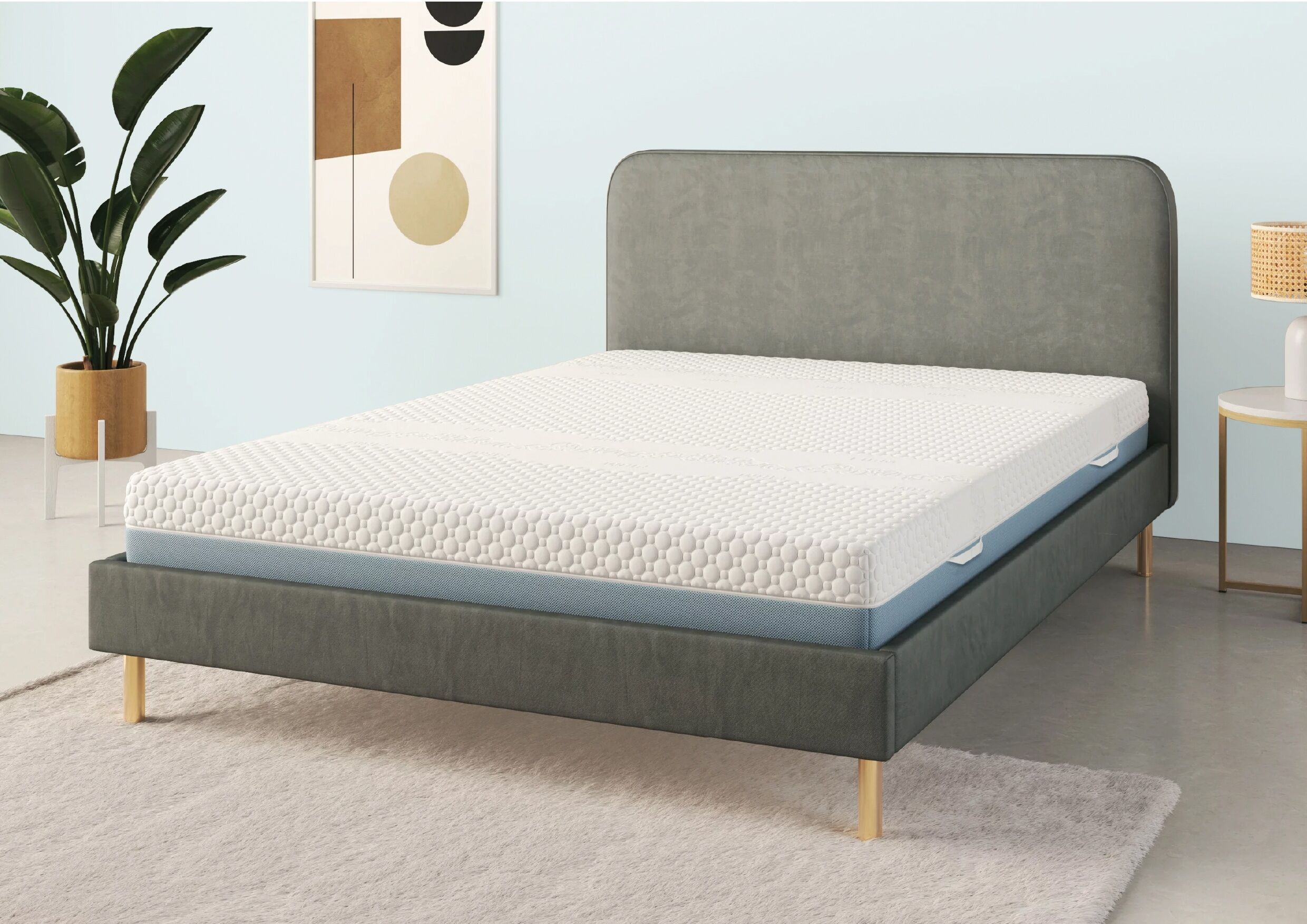 Hybridschaum-Matratze GOODPRODUCT "NEUHEIT,7 Zonen, Schaummatratze, ergonomische Schulterzone", weiss (weiß), B:160cm H:25cm L:200cm, Bezug: 100% Polyester, Matratzen, Hybridschaum-Matratze, Matratze Flipper Premium, Matratze 90x200, atmungsaktiv, Wendema