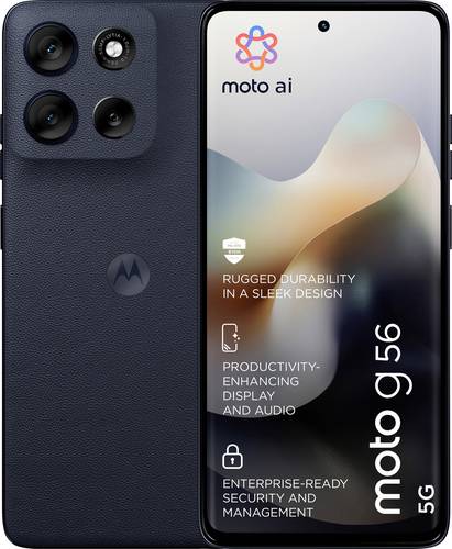 Motorola moto G56 Business Edition 256GB Schwarz EEK B (A - G) 17.1cm (6.72 Zoll) Smartphone