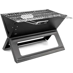 relaxdays Tragbarer Klappgrill - 45.5 x 30 x 30.5 cm