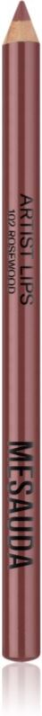 Mesauda Artist Lips contour lip pencil shade 102 Rosewood 1.14 g
