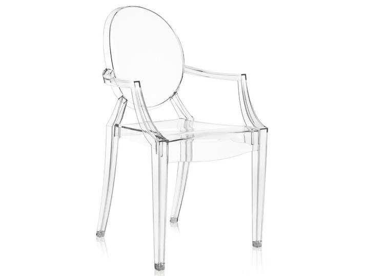 Kartell Louis Ghost Stapelstuhl transparent