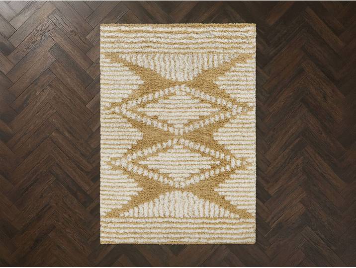 Tapis poils longs RIANO motif berbère