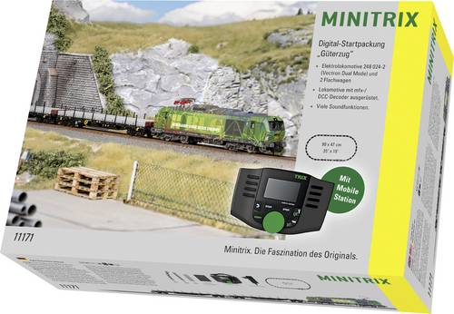 MiniTrix T11171 N Startpackung "Güterzug"