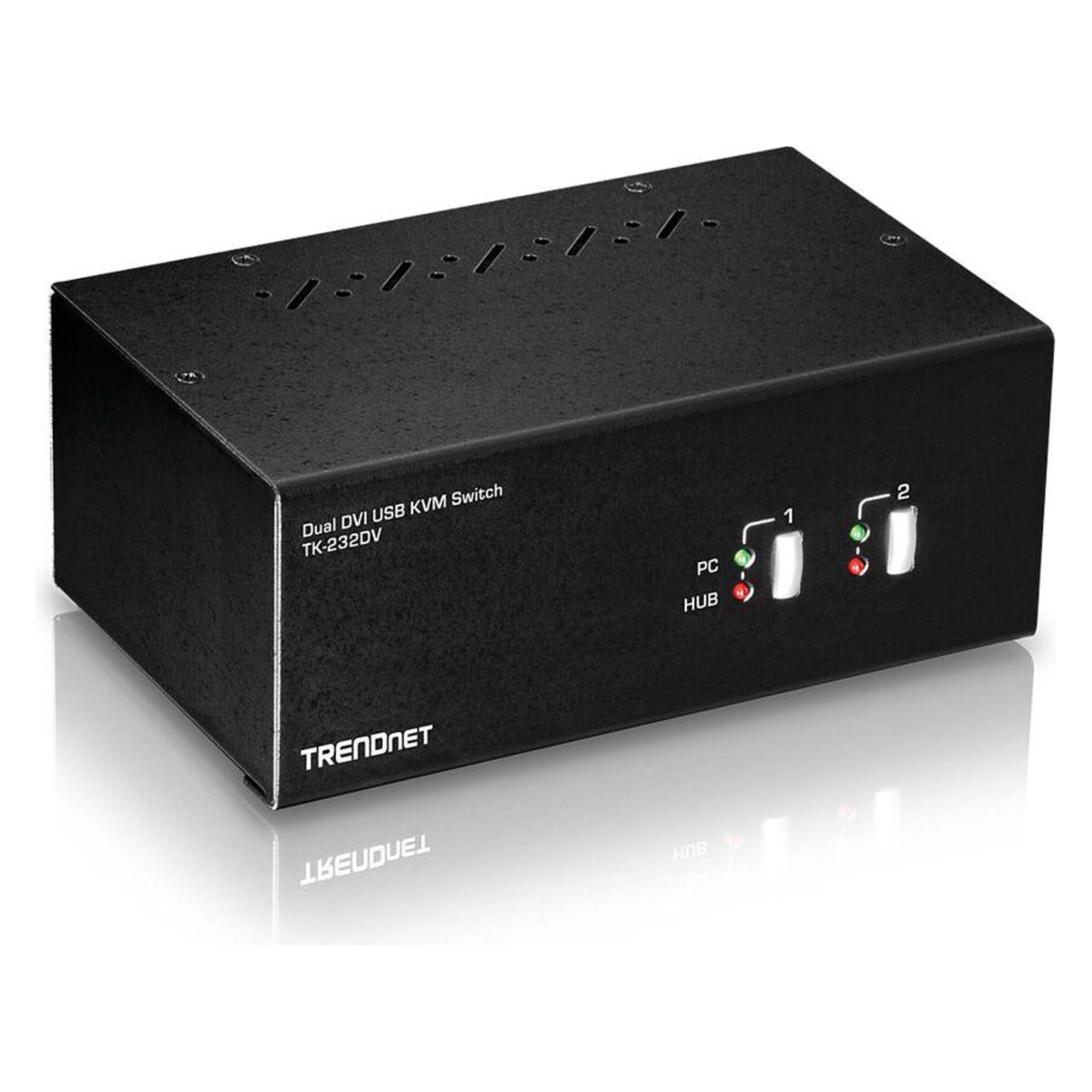 Trendnet TK-232DV Tastatur/Video/Maus (KVM)-Switch (TK-232DV)