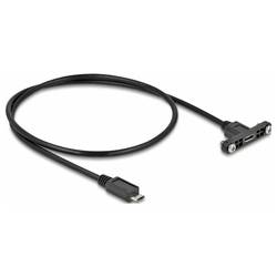 Delock USB-Kabel USB 2.0 USB-Micro-B Buchse, USB-Micro-B Stecker 0.50 m Schwarz 35108