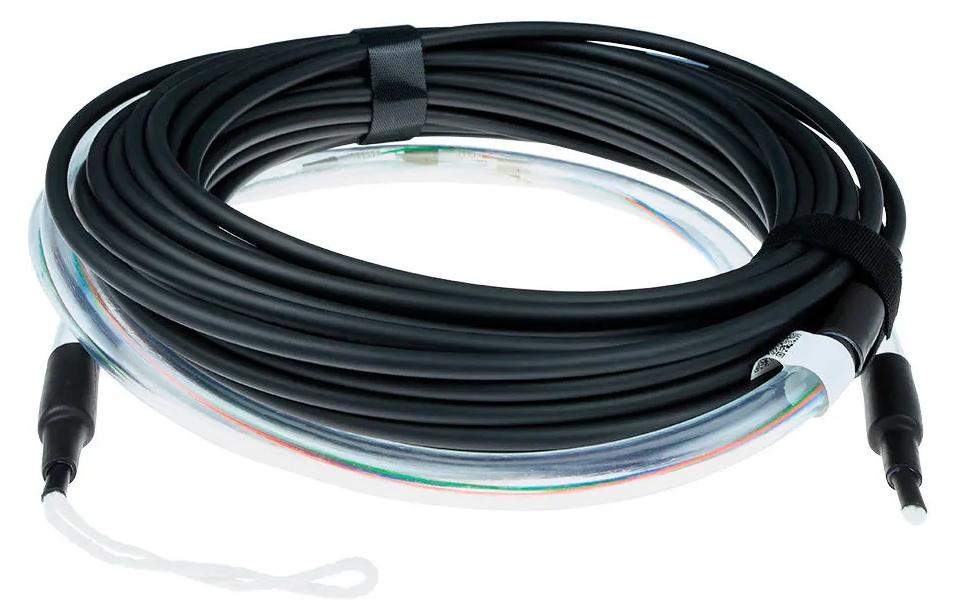 ACT 30 Meter Singlemode 9/125 OS2 Innen-/Außenkabel 8 Fasern mit LC-Steckern, 30 m, OS2, 8x LC, 8x LC