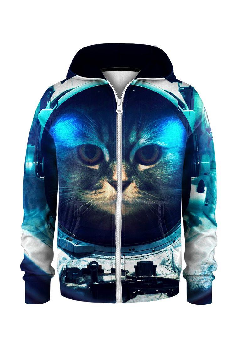 "Space Cat" Zip Hoodie