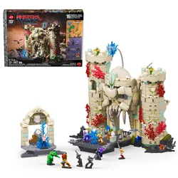 Mattel Brick Shop Masters of the Universe Battle of Castle Grayskull Bauset (867 Teile) für Sammler