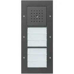 Gira, Klingel + Türsprechanlage, 126867 Türstation AP 6f anthrazit Türkommunikation (Kabelgebunden)