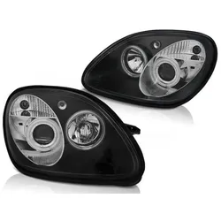 Scheinwerfer CCFL Angel Eyes passend für Mercedes SLK R170 Bj. 96-04 Schwarz