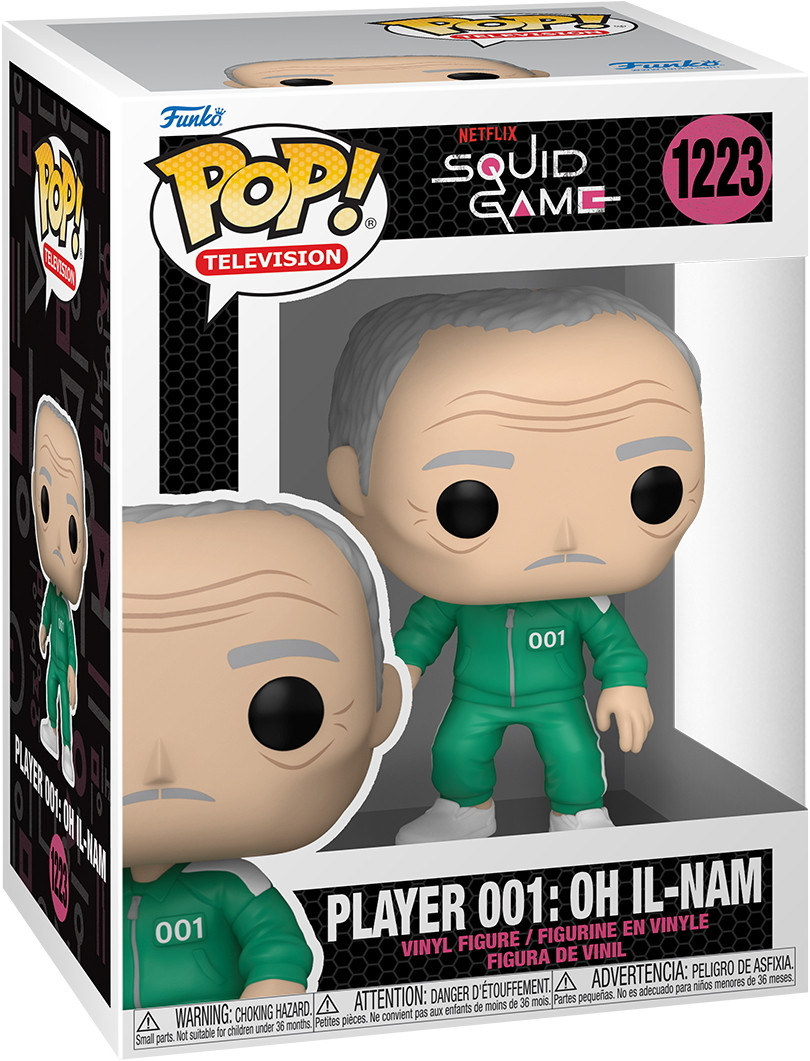 Funko Pop! Netflix Squid Game Speler 001: Oh Il-Nam 1223 Vinyl figuur