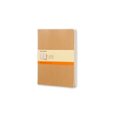 Moleskine Cahier Extra Large liniert packpapierbraun. 3er Pack